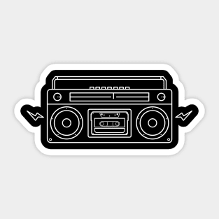 Cassette Player Sticker